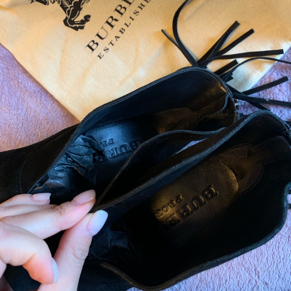 BURBERRY Nadie suede booties size 36 BRAND NEW!!! - Picture 2 of 5